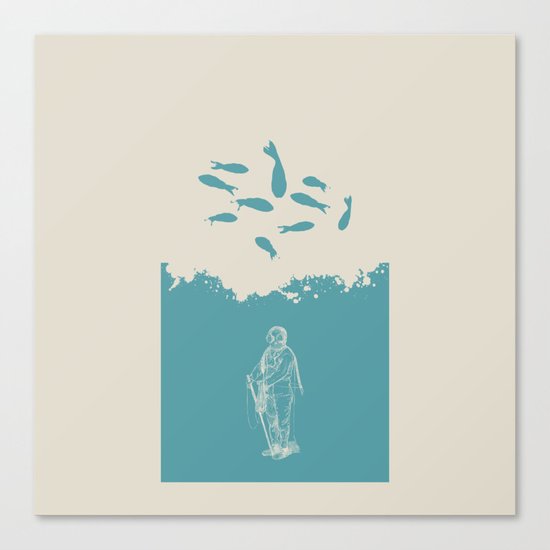 Dive Canvas Print