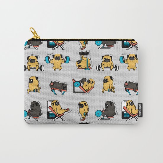 Leg Day with The Pug Carry-All Pouch