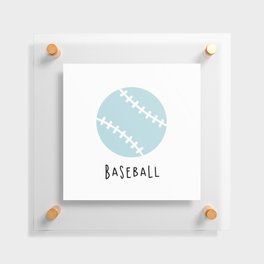 Baseball 2 Nursery Art Floating Acrylic Print