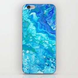 Aqua Ocean Blue iPhone Skin