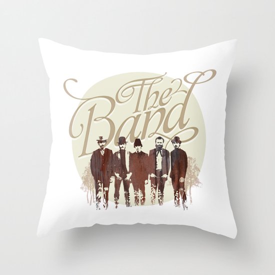 THE BAND Throw Pillow