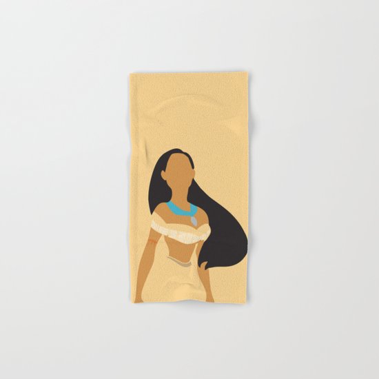 Pocahontas - Minimalist Hand & Bath Towel