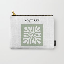 Matisse - Papier Découpé (Green) Carry-All Pouch | Name, Painting, Green, Ink, Fashion, Famous, Aerosol, Minimal, Art, Artwork 