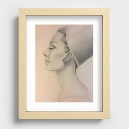 An Audrey Hepburn Type Recessed Framed Print