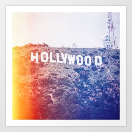 Hollywood Art Print