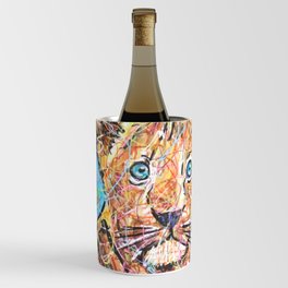 Cute Baby Lion Cub Wine Chiller