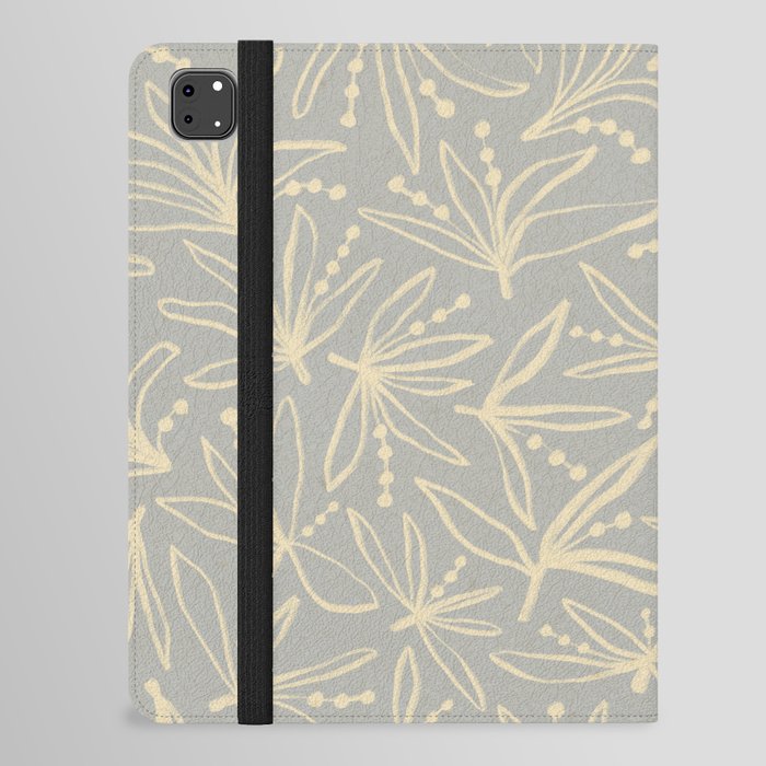 Lily Flower Pattern #3 iPad Folio Case