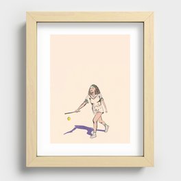 Tennis.  Recessed Framed Print