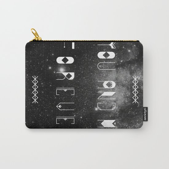 You and Me Forever Carry-All Pouch