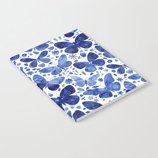 Blue Butterflies Notebook