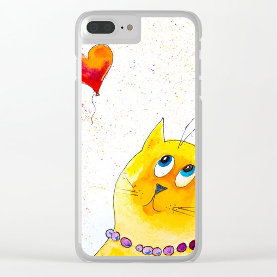 Lovers Clear iPhone Case