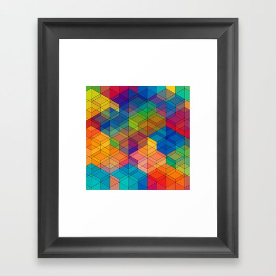 Cuben Intense No.2 Framed Art Print