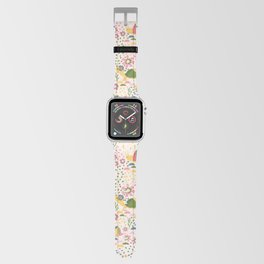 Happy Floral Snail Apple Watch Band