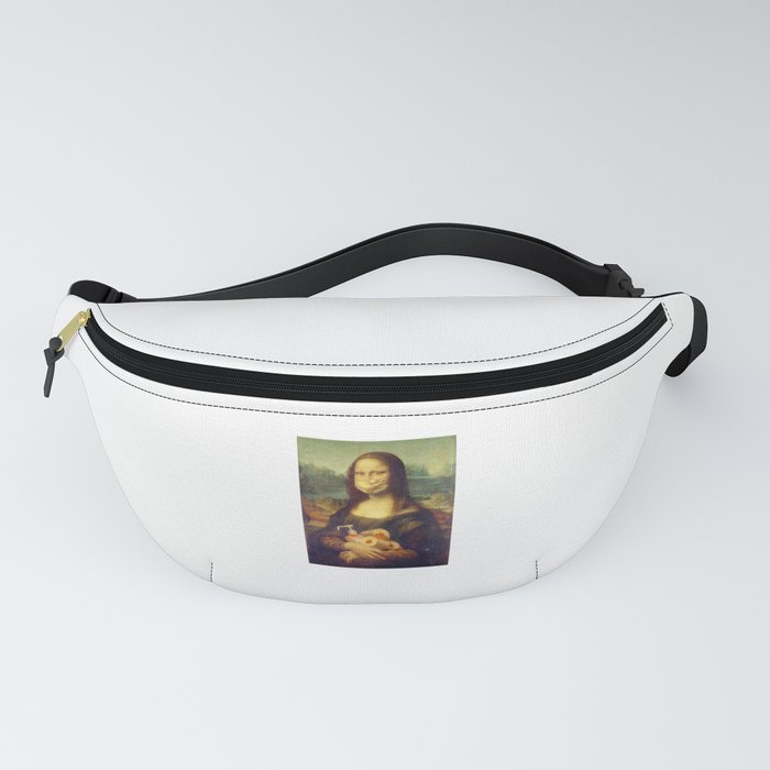 Mona Lisa Stocked Up Fanny Pack by Boomsday Society6