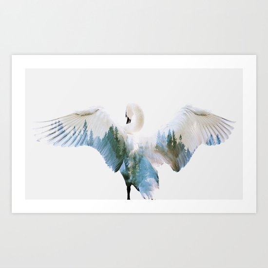 Swan Art Print