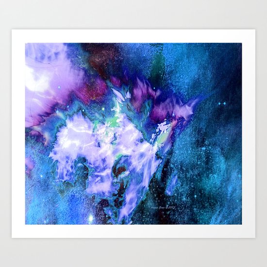 Splash By Annie Zeno Art Print