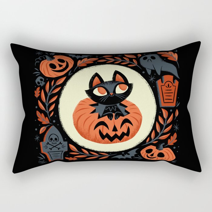 Happy Halloween Rechteckiges Kissen Happy Halloween Rechteckiges Kissen