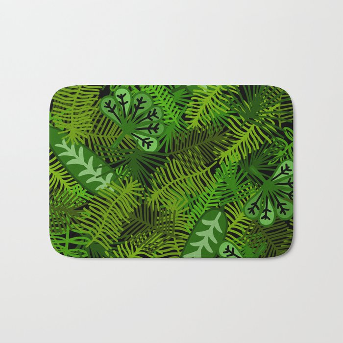 to the Jungle Bath Mat by Wellington Boot Society6