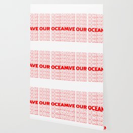 Save Our Oceans - Plastic Bag Wallpaper