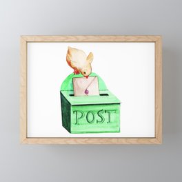 Happy Mail Framed Mini Art Print