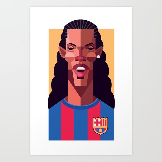 R10 | Blaugrana Art Print