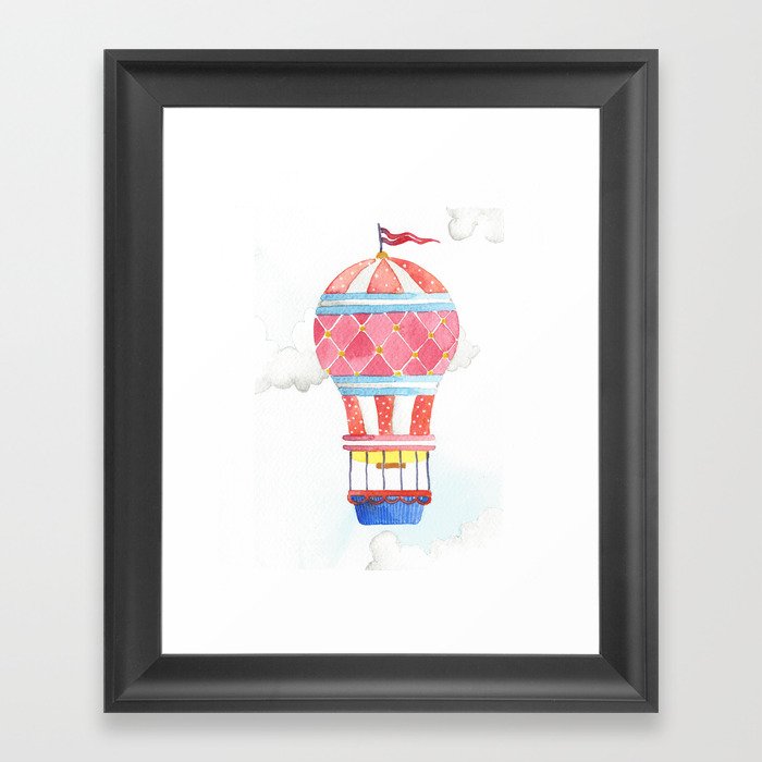 Hot Balloon Framed Art Print