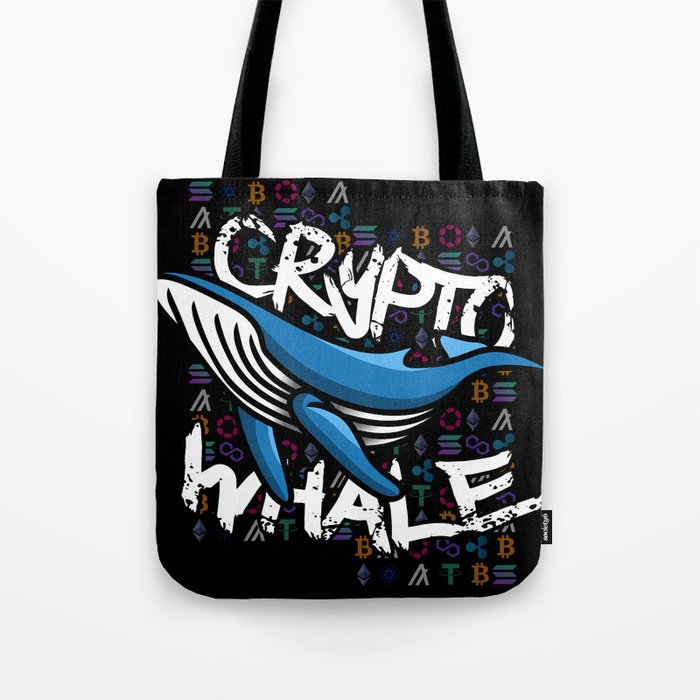 Crypto Whale In Crypto We Trust Tote Bag