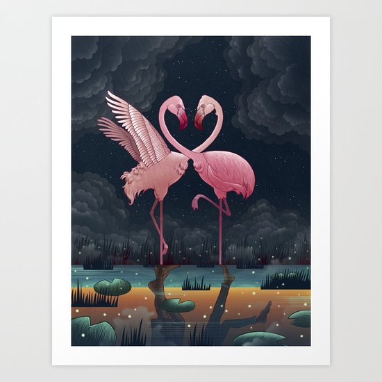 Flamingo Art Print