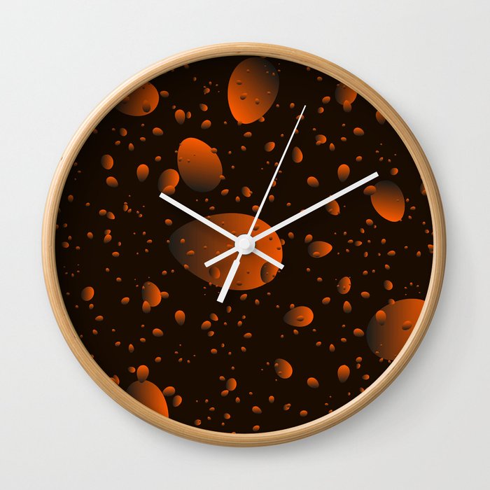 Large Brown Drops And Petals On A Dark Background In Nacre Wall Clock By Grachyhamr Society6 - Large Dark Brown Wall Clock Large Brown Drops And Petals On A Dark Background In Nacre Wall Clock By Grachyhamr Society6 - Large Dark Brown Wall Clock