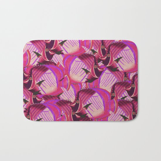Crowd Fish 7 Bath Mat