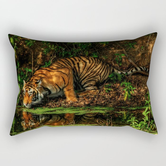 The Royal Bengal Tiger ( Rectangular Pillow