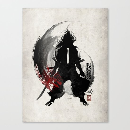 Corporate Samurai Canvas Print
