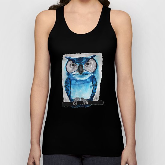 Blue Owl Unisex Tank Top