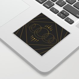 Golden Eclipse Sticker