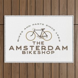 The Amsterdam Bikeshop since 1982 Outdoor Rug