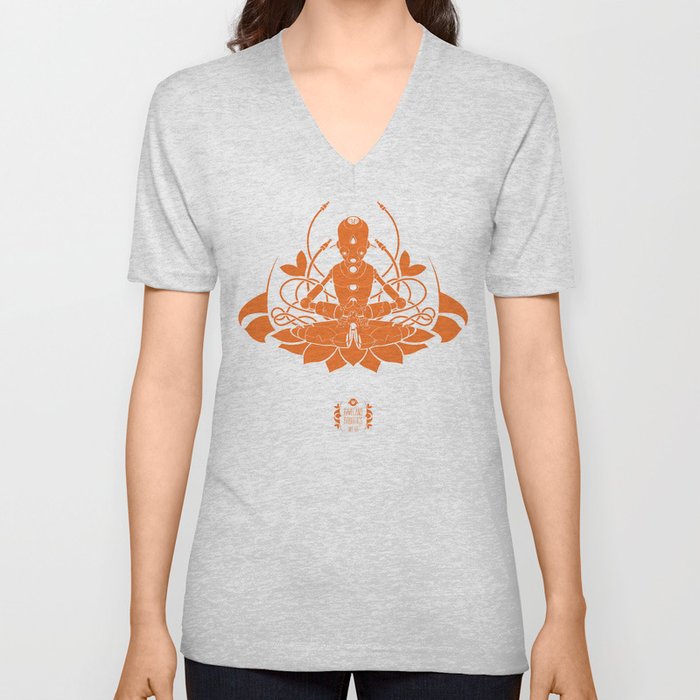 Opening the higher state of consciousness V Neck T Shirt