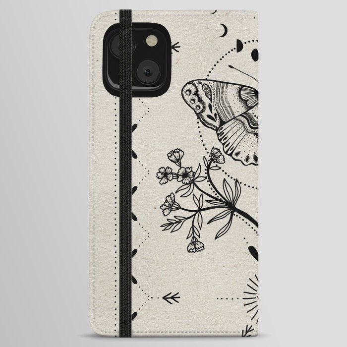 Magical Moth iPhone Wallet Case