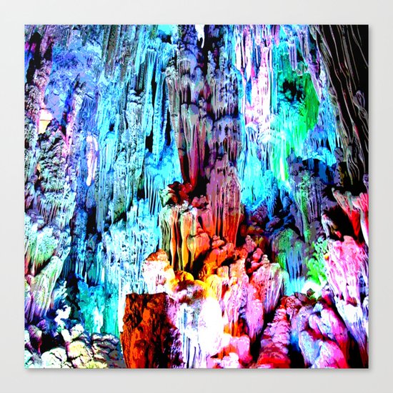 Cavern in Greece Canvas Print