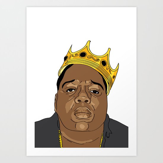 BIGGIE Art Print