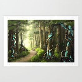 Forest Landscape Art Print