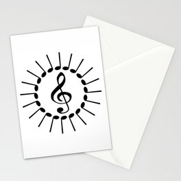 Musical Mandala Stationery Card