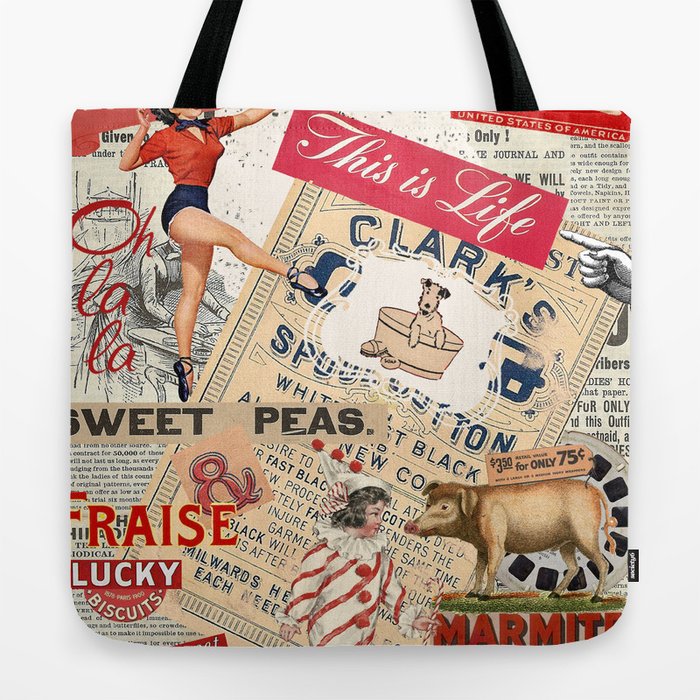 Old fashioned online shopping bags