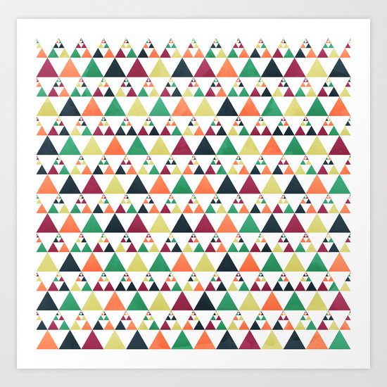 Hills & Trees Art Print
