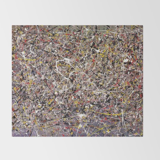 Intergalactic Jackson Pollock Style Abstract Painting By Rasko