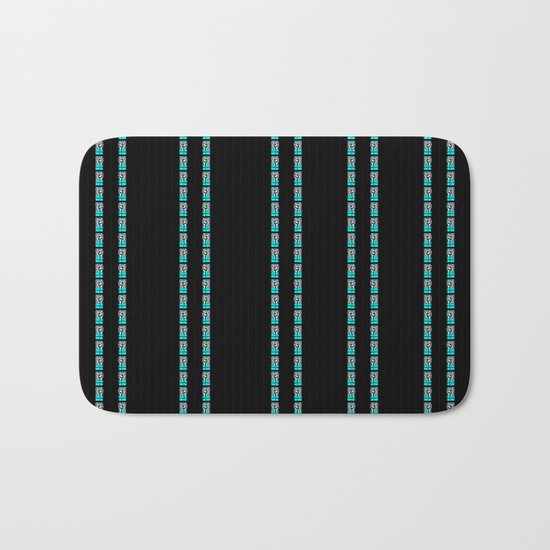 Teal Dance Bath Mat