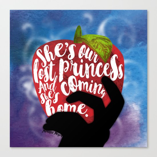 Winter - Our Lost Princess design Canvas Print