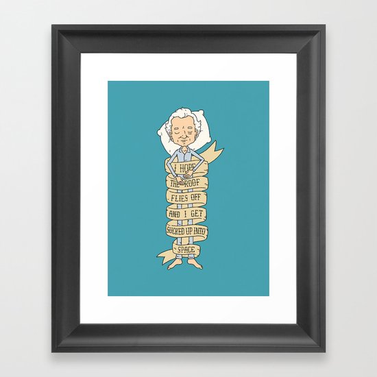 Walt (Alternate) Framed Art Print
