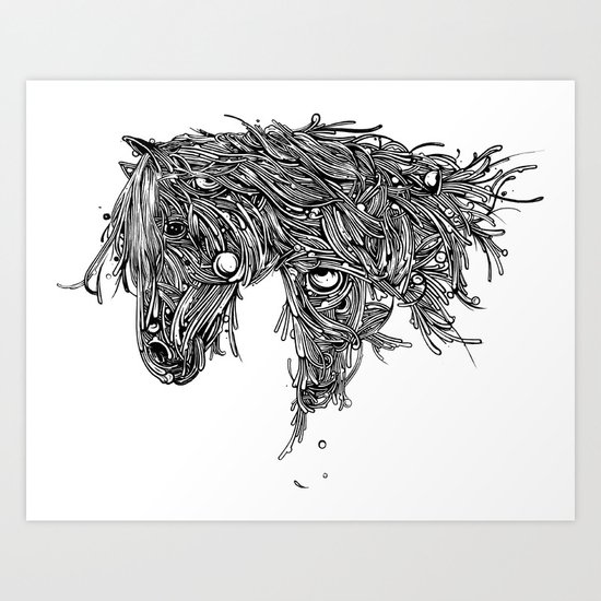 Horse Art Print