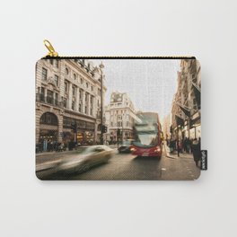 Streets Bus Cars City Urban Buildings Carry-All Pouch