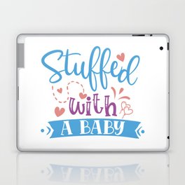 Stuffed With A Baby Laptop Skin